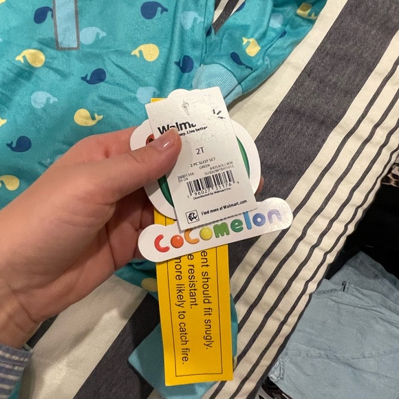 Teal cocomelon pajamas NWT - Picture 4 of 4